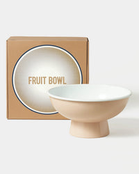 Falcon Enamelware Fruit Bowl in Marie Rose