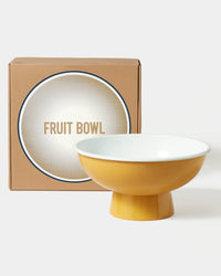 Falcon Enamelware Fruit Bowl in Mustard Yellow
