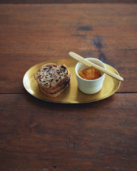 Fog Linen Work Home Brass Oval Tray - Various Sizes