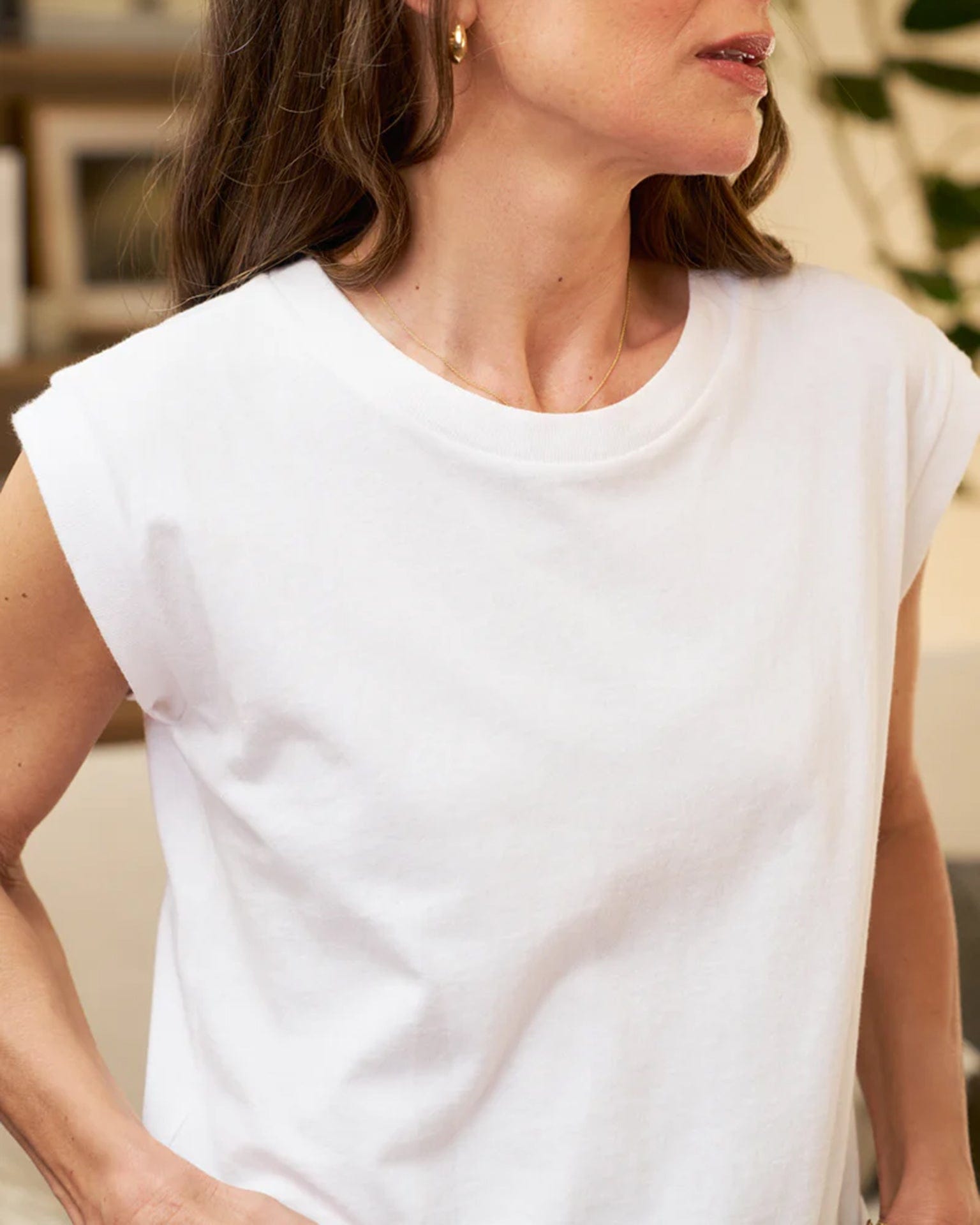 Frank & Eileen Clothing Aiden Vintage Muscle Tee in White