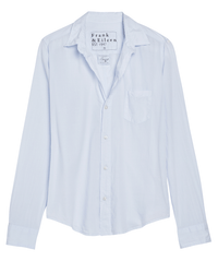 Frank & Eileen Barry Button Up in Shirting Blue