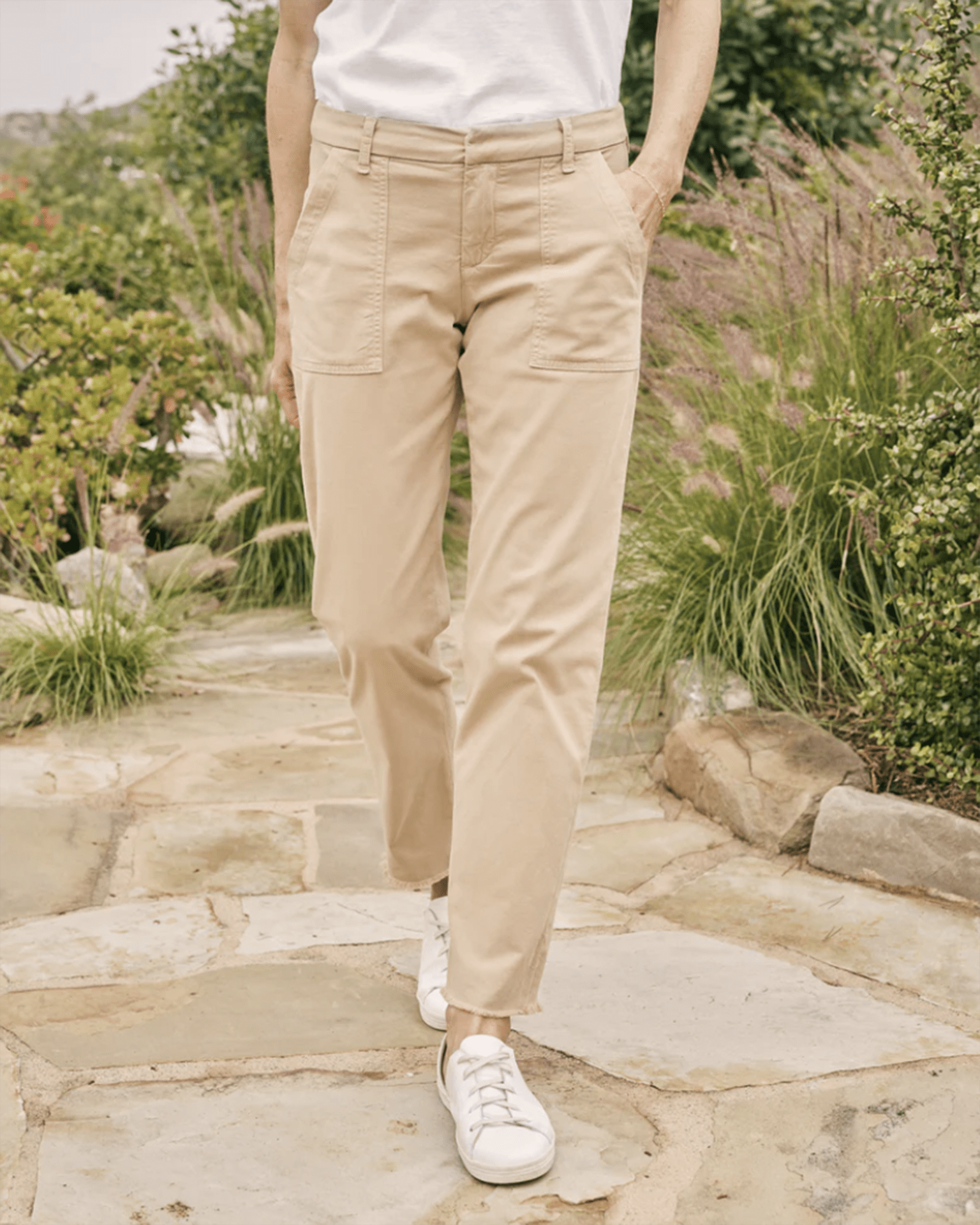 Frank & Eileen Blackrock Ultility Pant in Khaki