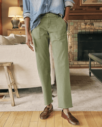 Frank & Eileen Blackrock Utility Pant in Army