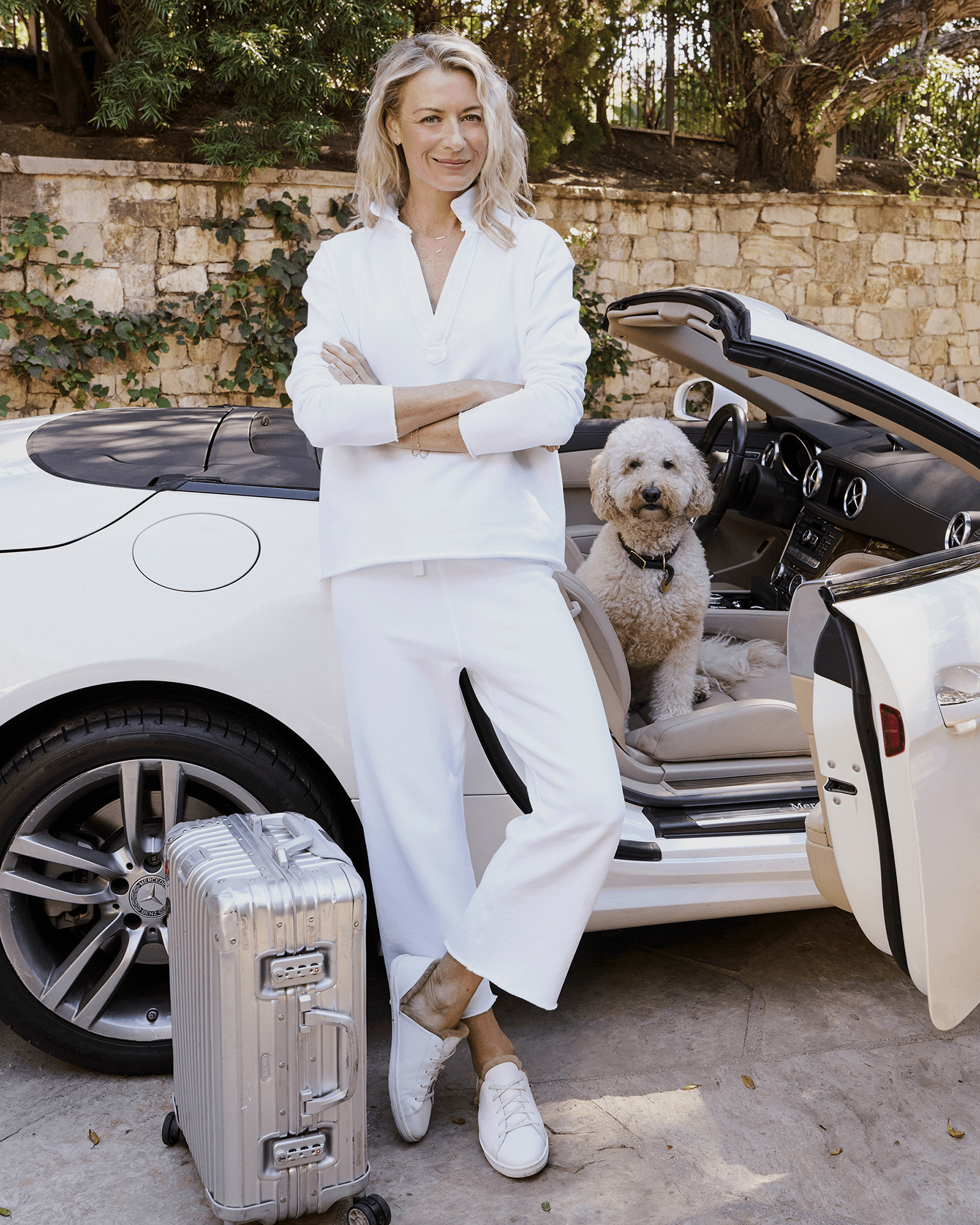 Frank & Eileen Carmel Travel Set in White