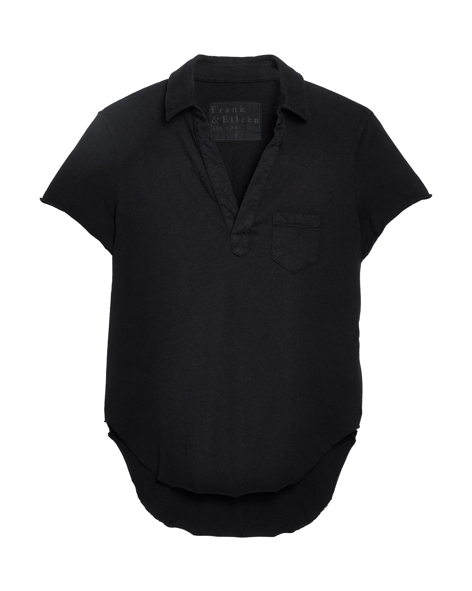 Frank & Eileen Charlotte Perfect Polo in Black