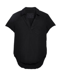 Frank & Eileen Charlotte Perfect Polo in Black