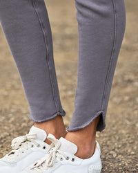 Frank & Eileen Christine Tulip Ankle Sweatpant in Elephant