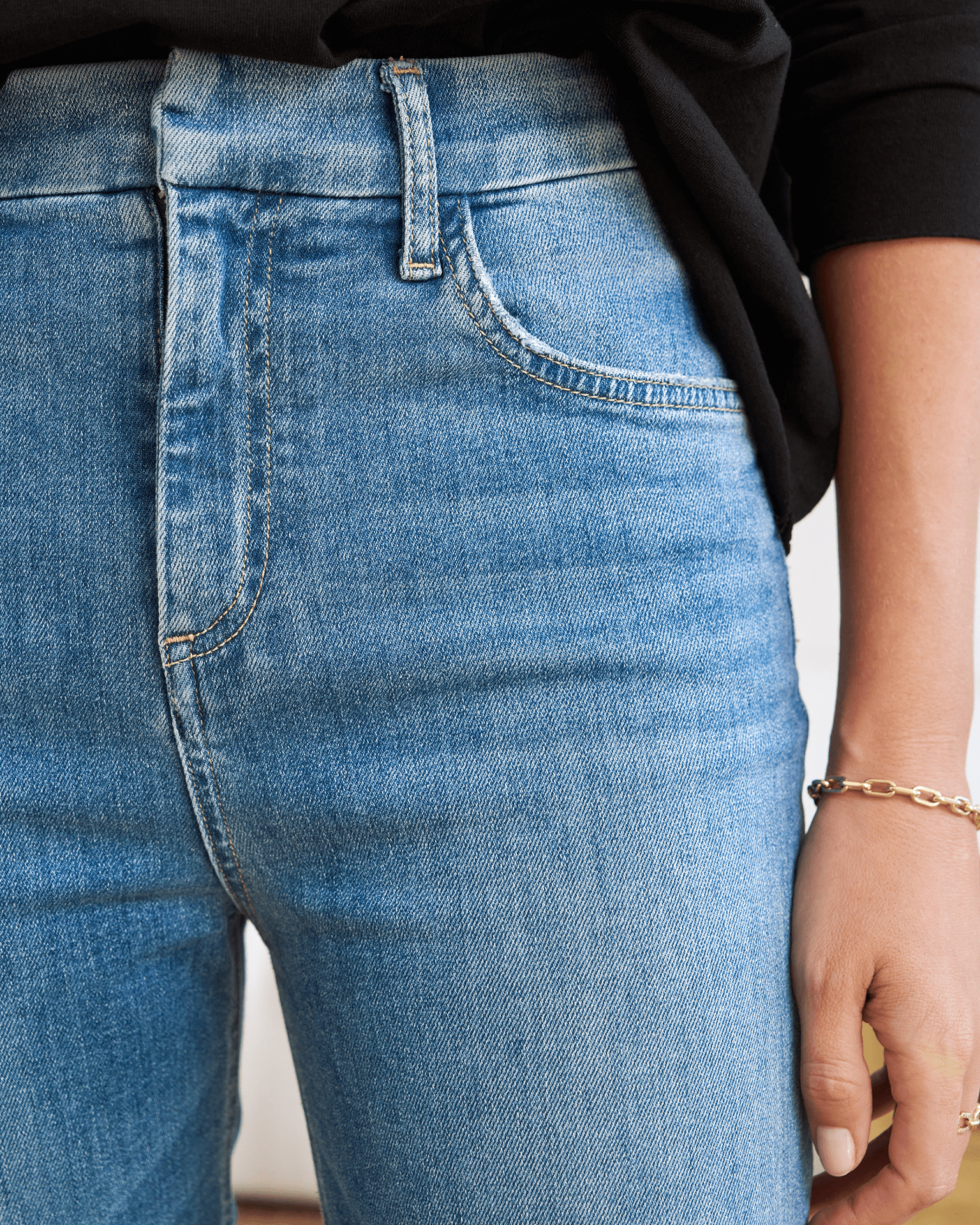 Frank & Eileen Derry Pant in 2001 Classic Blue Wash