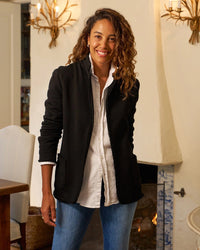 Frank & Eileen Dublin Knit Blazer in Black