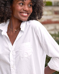 Frank & Eileen Eileen Button Up Featherweight in White