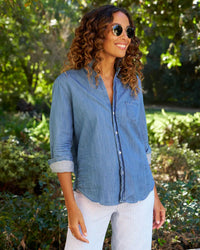 Frank & Eileen Eileen Relaxed Button Down in Vintage Stonewashed Indigo