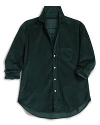 Frank & Eileen Eileen Relaxed Button-Up - Corduroy in Peacock 4 - Bliss Boutiques