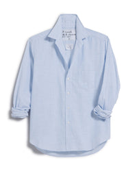 Frank & Eileen Eileen Relaxed Button Up in Light Blue Stripe
