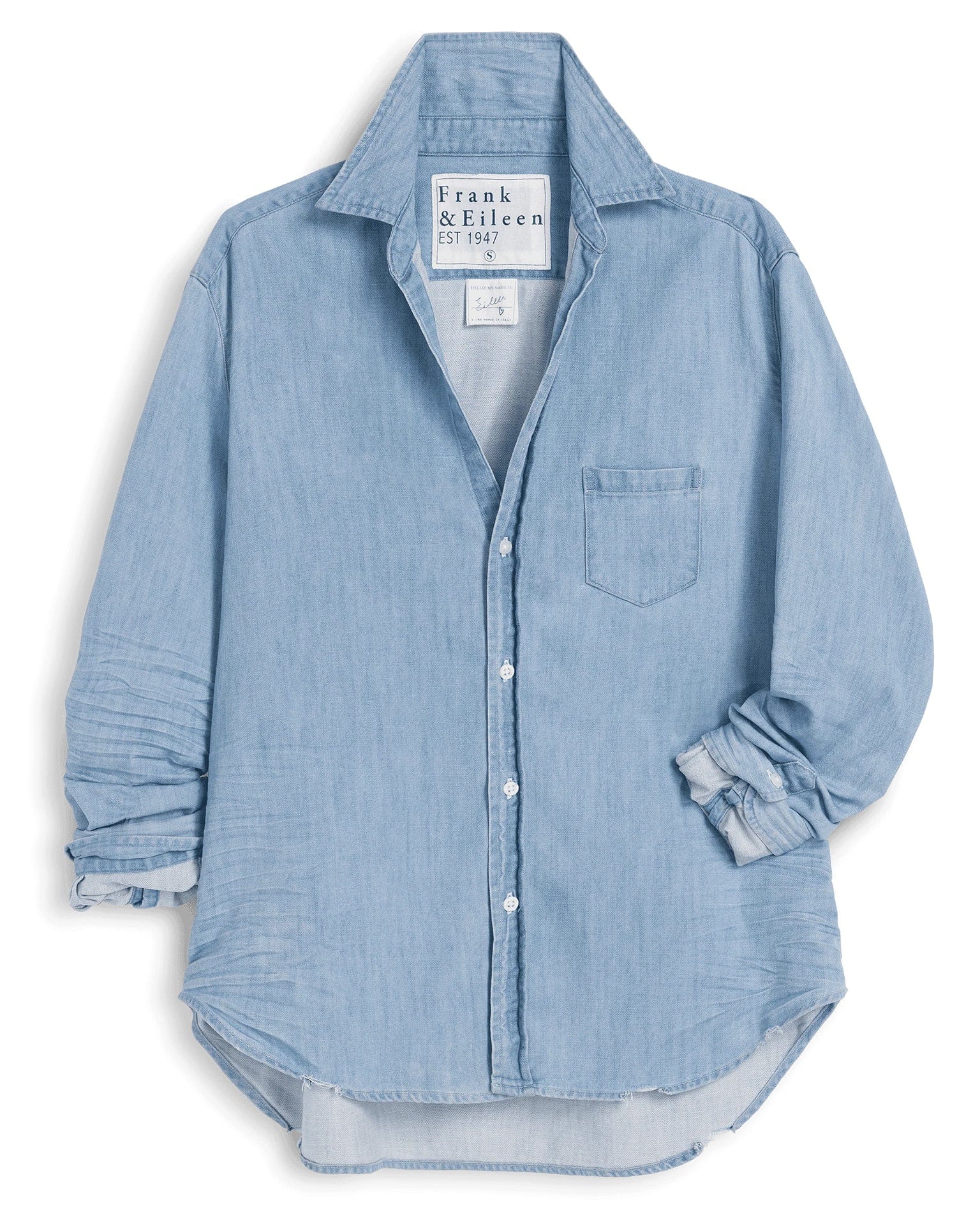 Frank & Eileen Eileen Relaxed Button Up Shirt in Classic Blue Wash