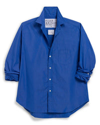 Frank & Eileen Eileen Relaxed Button-Up Shirt in Royal Blue 1 - Bliss Boutiques