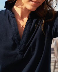 Frank & Eileen Emma - SS Henley Maxi Dress in British Royal Navy 3 - Bliss Boutiques