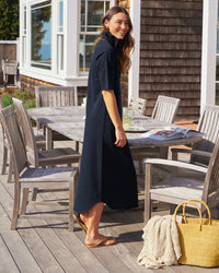 Frank & Eileen Emma - SS Henley Maxi Dress in British Royal Navy 2 - Bliss Boutiques