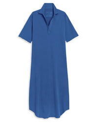 Frank & Eileen Emma - SS Henley Maxi Dress in Lazuli 4 - Bliss Boutiques
