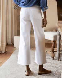 Frank & Eileen Galway Gaucho in White Denim