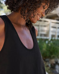 Frank & Eileen Inny - Sleeveless Tank in Black 2 - Bliss Boutiques