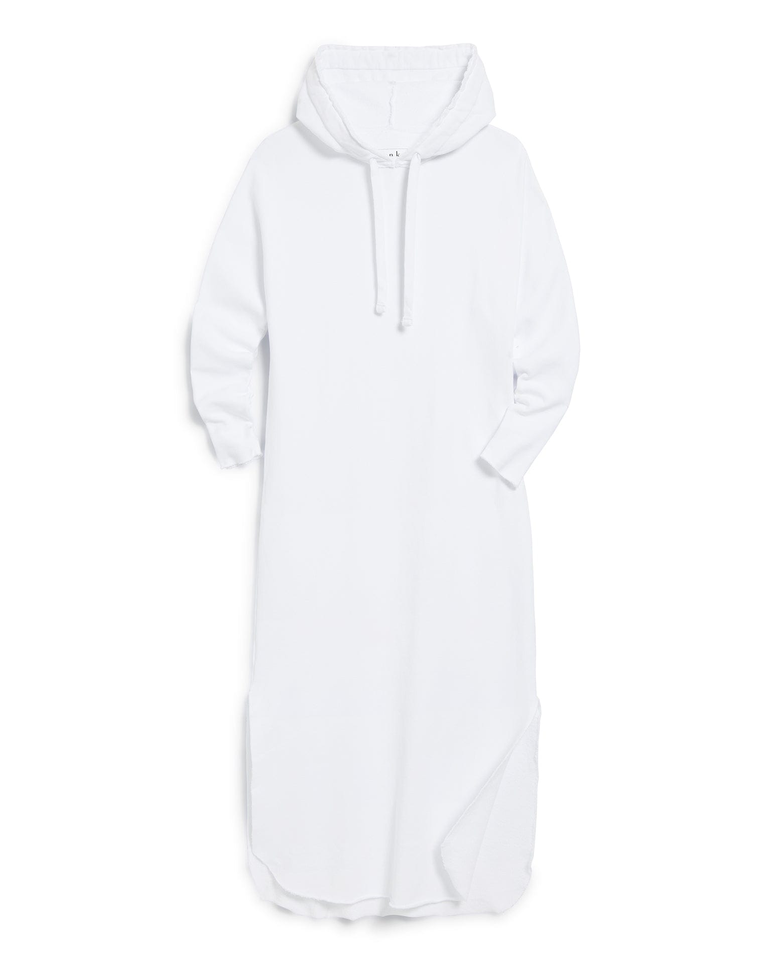 Frank & Eileen James Hooded Cape Dress in White