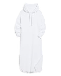 Frank & Eileen James Hooded Cape Dress in White
