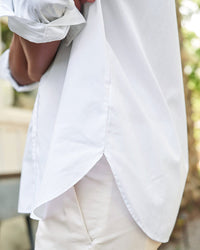 Frank & Eileen Joedy Boyfriend Blouse in White Superluxe
