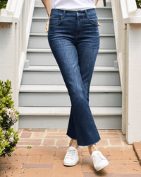 Frank & Eileen Killian Crop Flare Jean in 2003 Medium Wash
