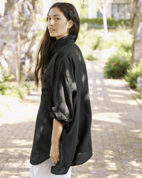 Frank & Eileen Mackenzie in Black Performance Linen