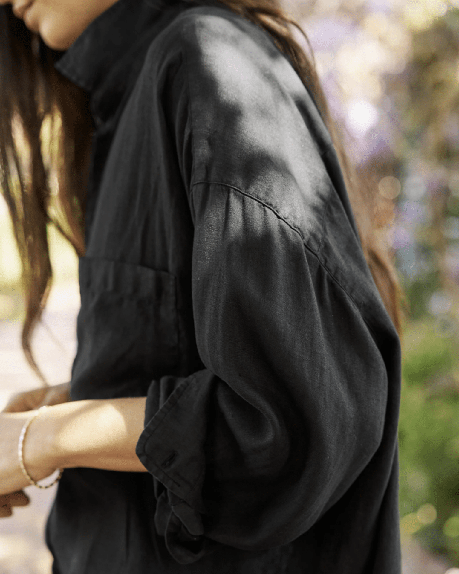 Frank & Eileen Mackenzie in Black Performance Linen