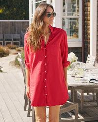 Frank & Eileen Mary Classic Shirtdress in Saffron Denim