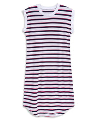 Frank & Eileen Mini Cory Muscle Tee Dress in Red, Navy, & White Stripe