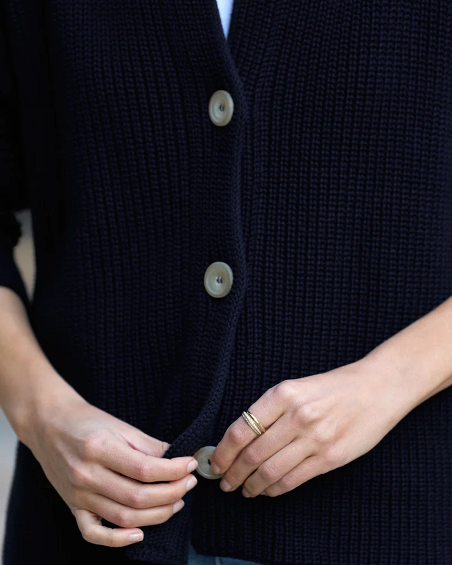 Frank & Eileen Montecito Cardigan in Marine