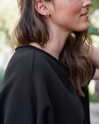 Frank & Eileen Olive Capelet in Black