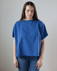 Frank & Eileen Olive Capelet in Blue Bird