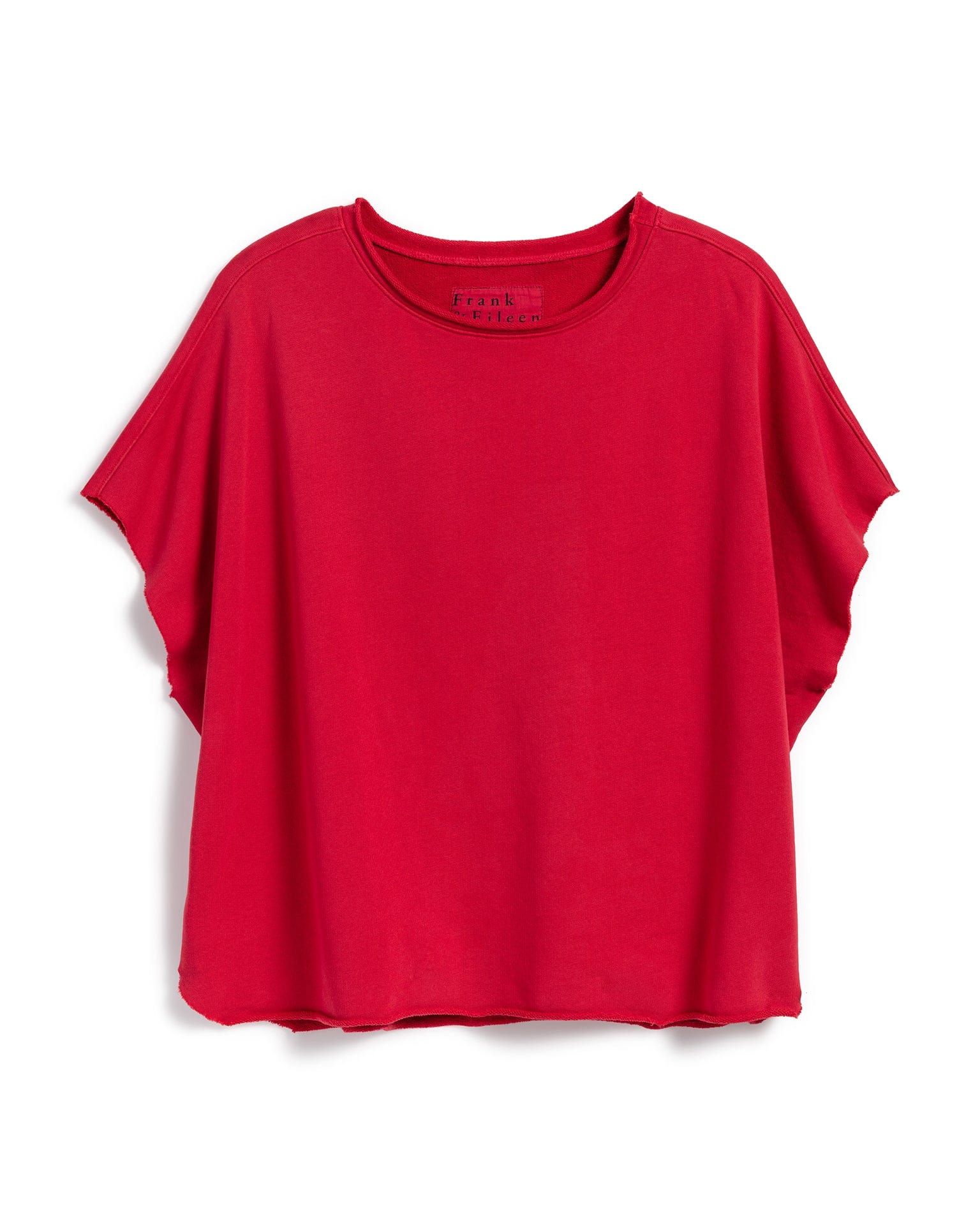 Frank & Eileen Olive Capelet in Double Decker Red