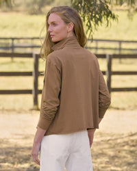 Frank & Eileen Patrick - Popover Henley in Chai 5 - Bliss Boutiques