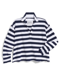 Frank & Eileen Patrick - Popover Henley in Nautical Stripe 5 - Bliss Boutiques