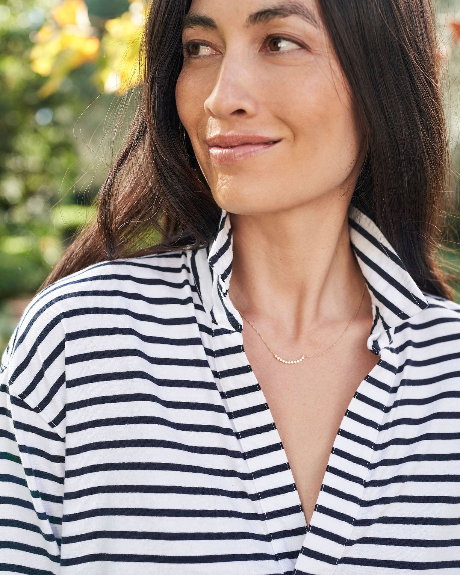 Frank & Eileen Patrick Popover Henley in White & British Royal Navy Heritage Jersey