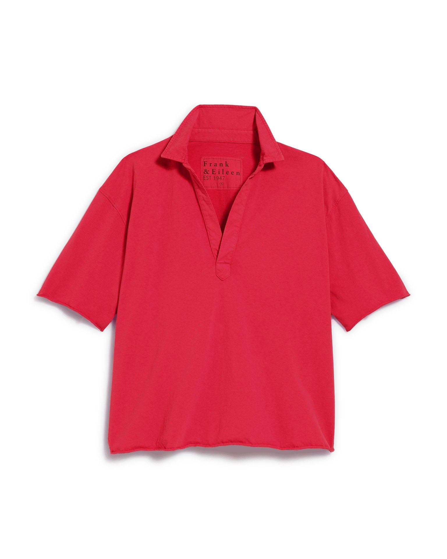 Patty - Popover SS Henley in Cherry
