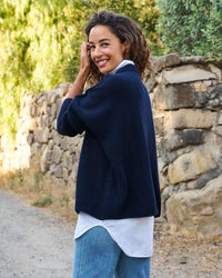 Frank & Eileen Montecito Sweater in Marine