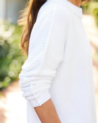 Frank & Eileen Montecito Sweater in White