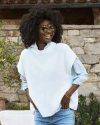 Frank & Eileen Montecito Vest in White