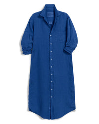 Frank & Eileen Rory Maxi Shirtdress in Cabo Blue 4 - Bliss Boutiques