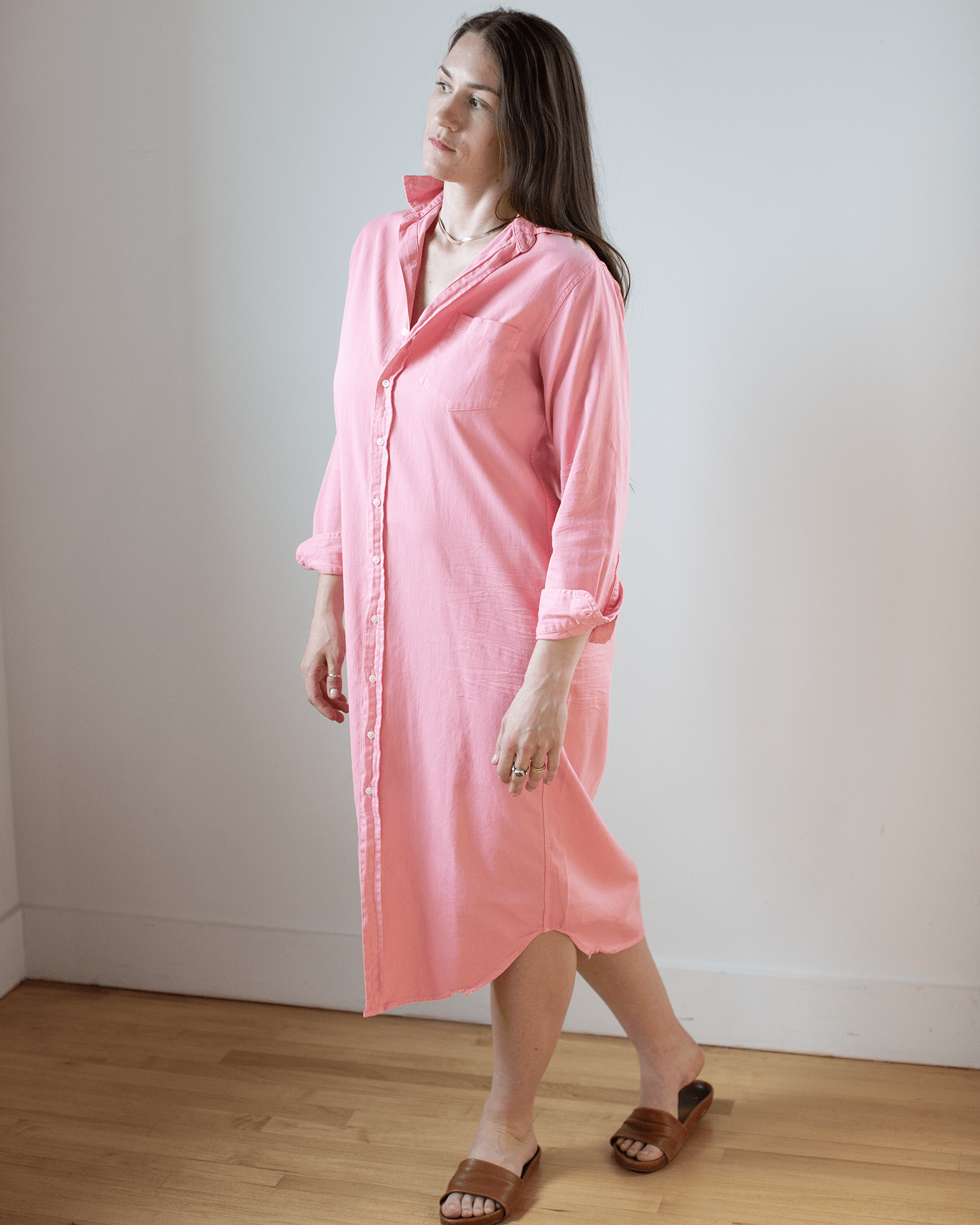 Frank & Eileen Rory Maxi Shirtdress in Sunset Denim