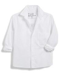 Frank & Eileen Silvio Untuckable Button Up in White