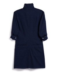Frank & Eileen Southern Ireland L/S Playsuit Dress in Navy