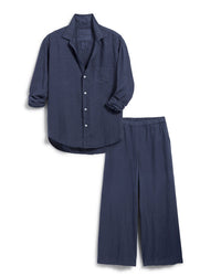 Frank & Eileen Tuscany Linen Set in Navy