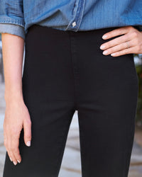 Frank & Eileen Westport Wide Leg Illusion in Black