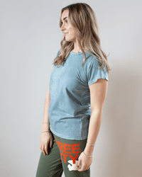 Free City Canyonkid Circa1972 Supervintage Tee in Bluedirt Powder